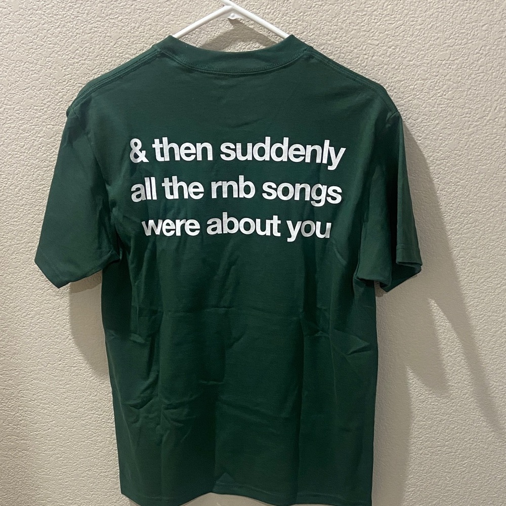 Train of Thought “& then suddenly all the rnb songs were about you” green shirt - Picture 2 of 10